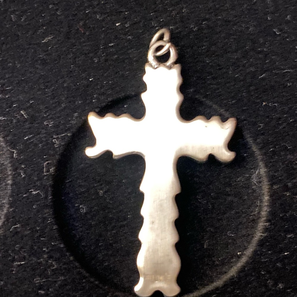 Stainless Steel Cross Pendant - Picture 2 of 3
